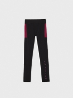 %Pto% Leggings Fit For Life preto vista frontal