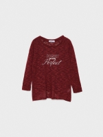 %Pto% Camiseta Perfect granate vista frontal