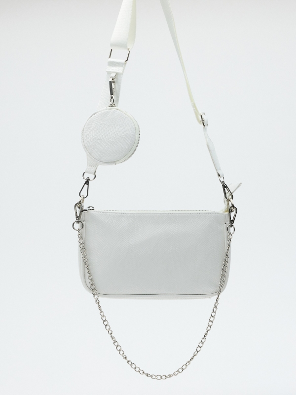 Crossbody bag with chain