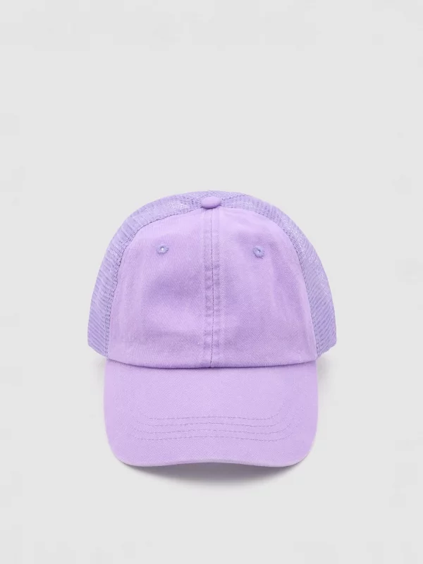 Gorra trucker lila morado