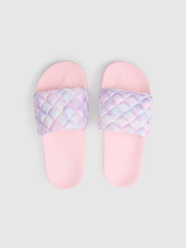 Quilter flip-flops multicolor