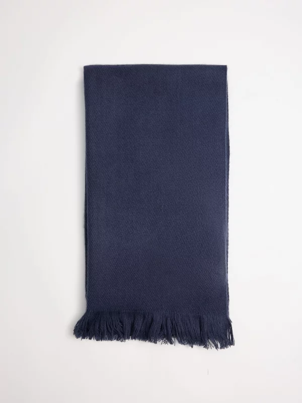 Basic navy blue scarf