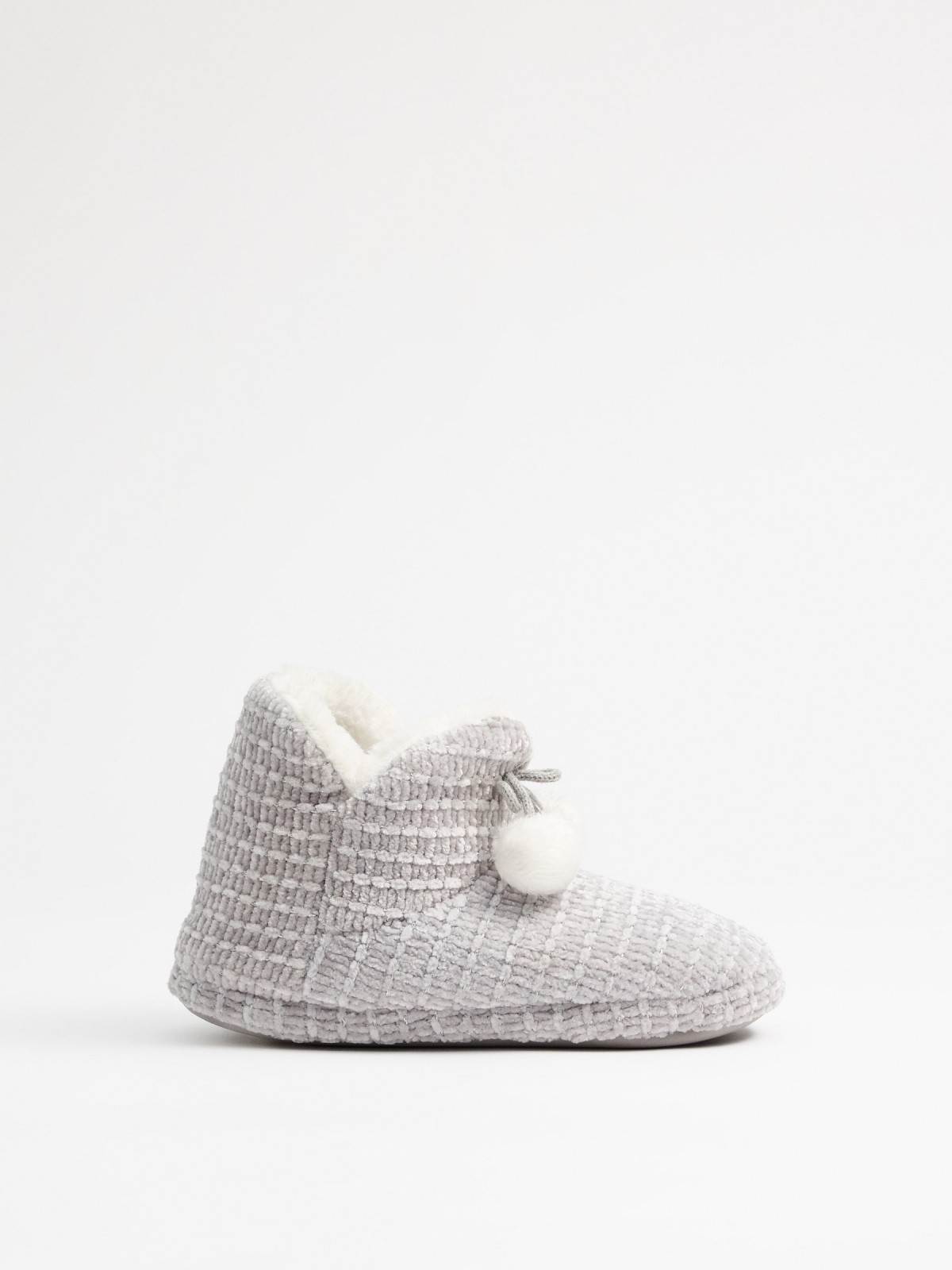 Chenille bootie slippers