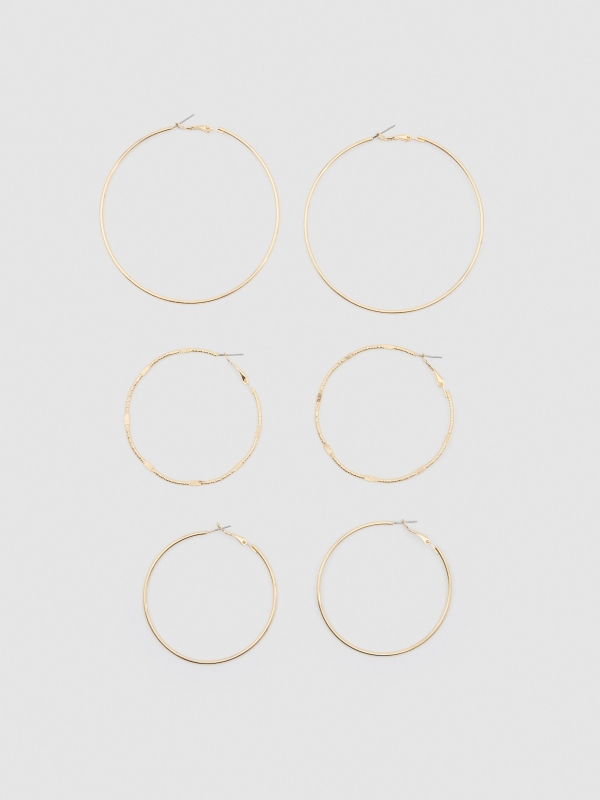 Set 3 aros dorados