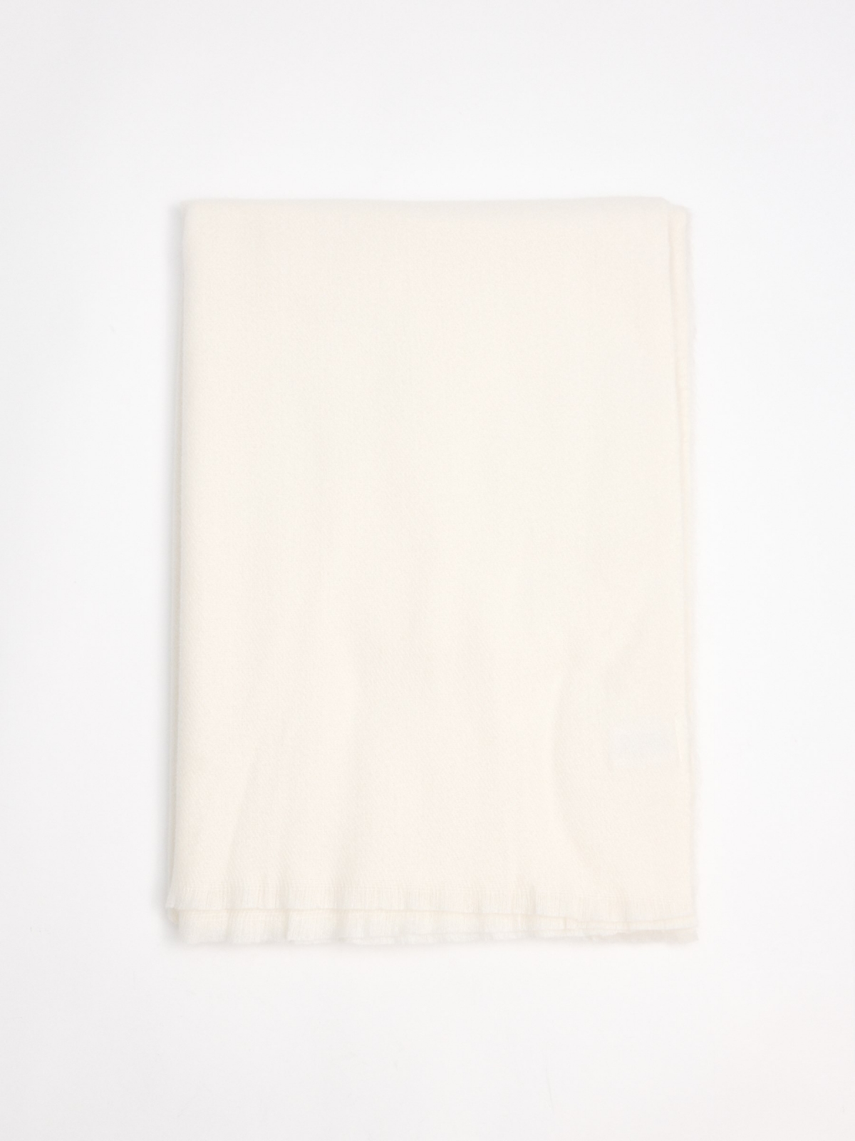 Basic ivory white scarf