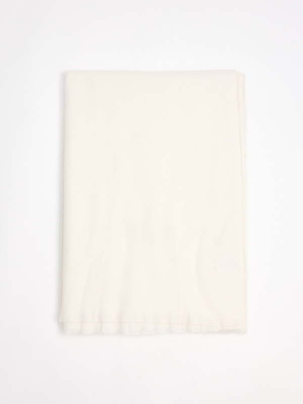 Basic ivory white scarf