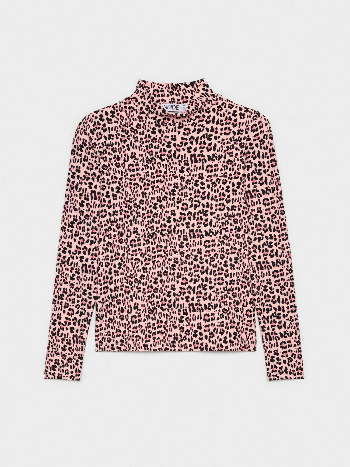  Camiseta rosa animal print rosa