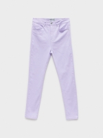 %Pto% Pantalón básico skinny malva