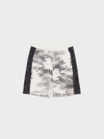 %Pto% Bermuda Jogger camuflaje print gris