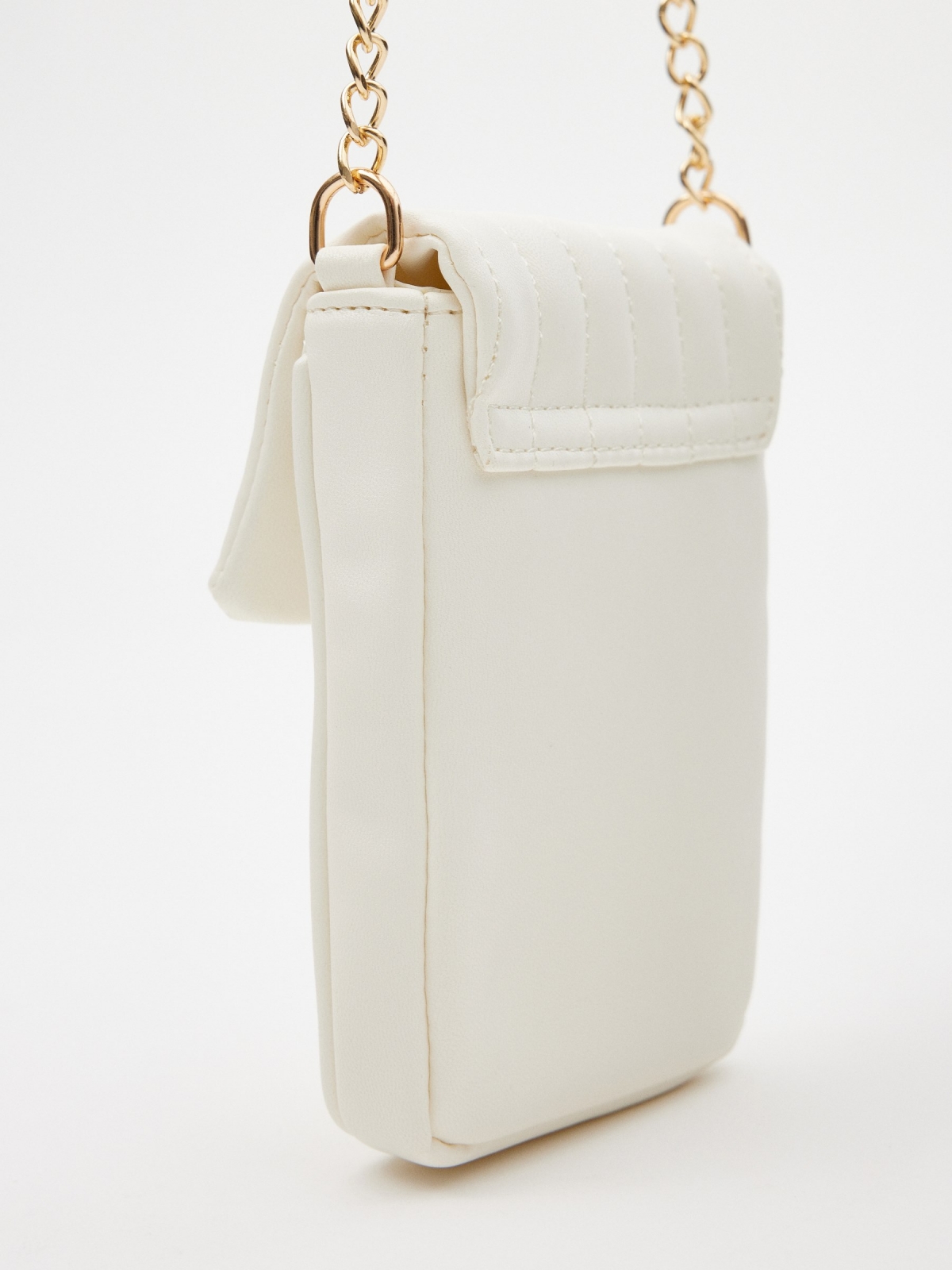 Bolso mini blanco blanco vista detalle