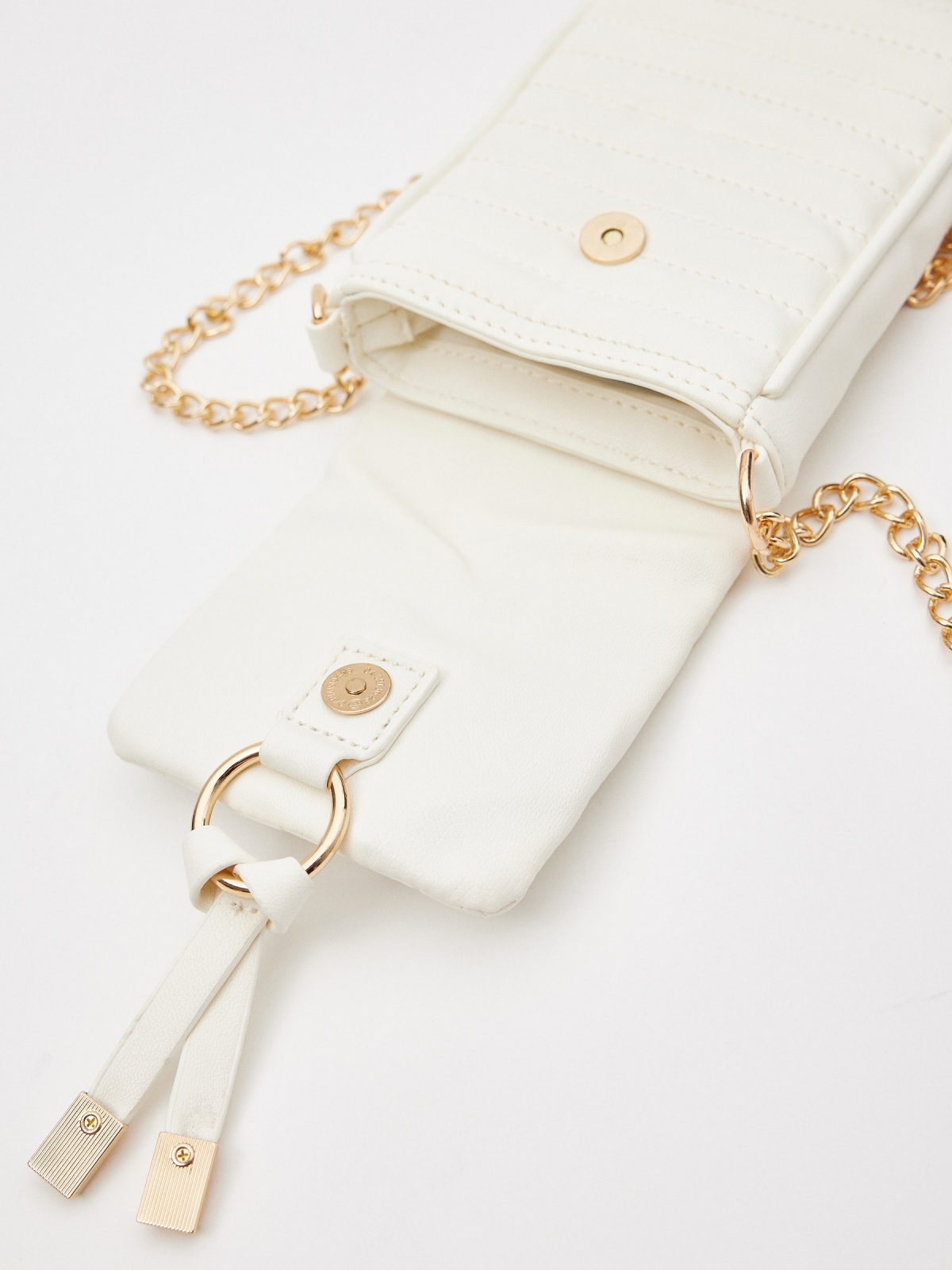 Mini white bag white detail view