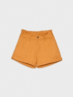 %Pto% Coloured baggy  shorts ochre