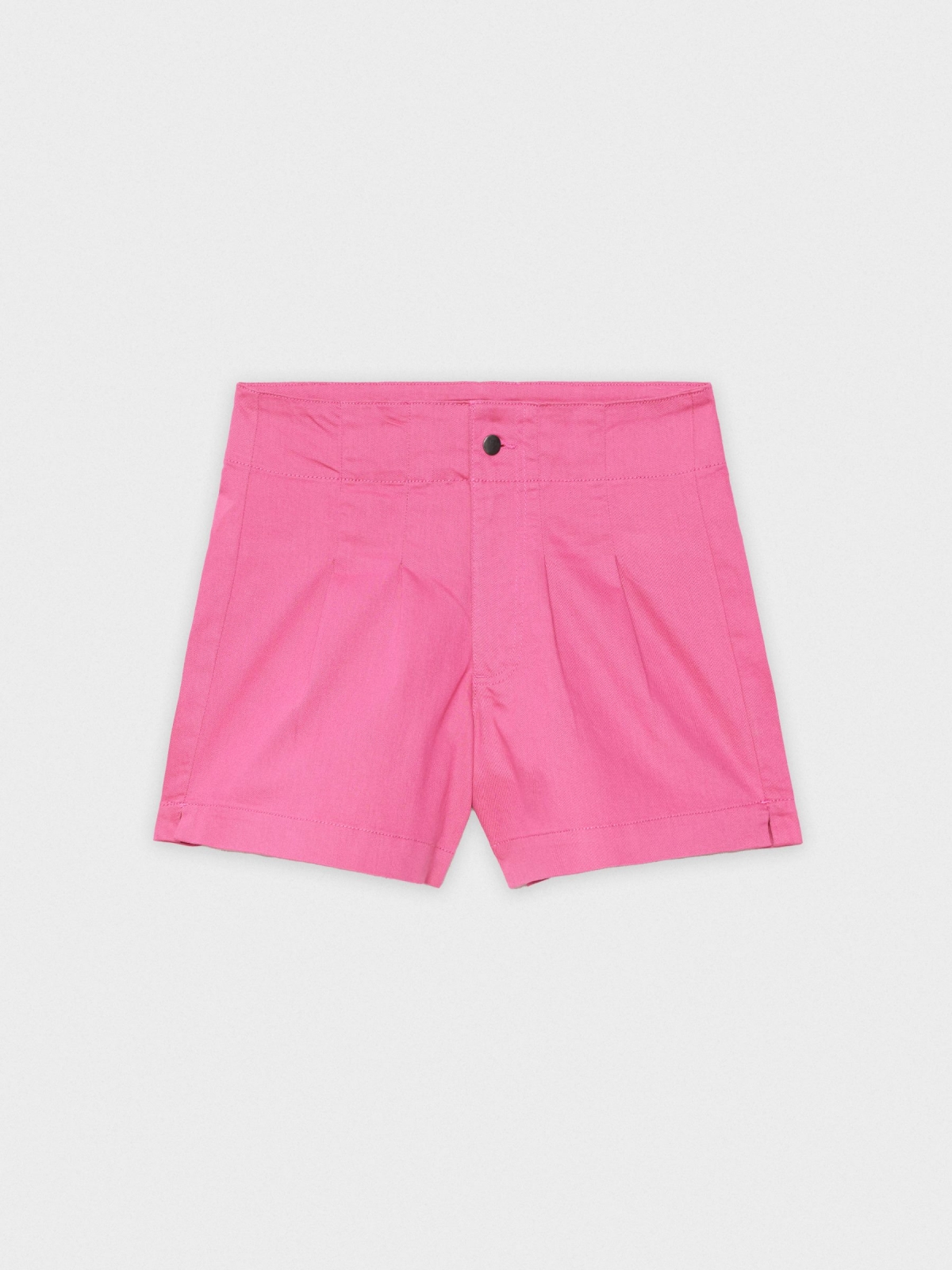  Calções de corte justo com dardos magenta