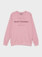 %Pto% Enjoy Yourself basic Sweatshirt pink