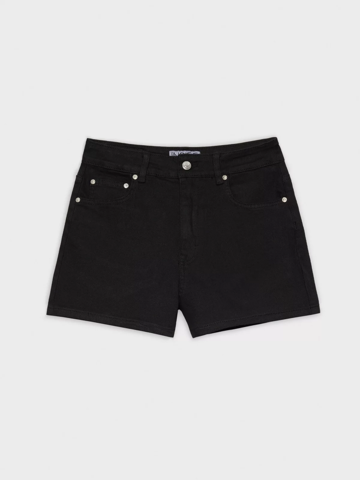  Shorts slim high rise preto
