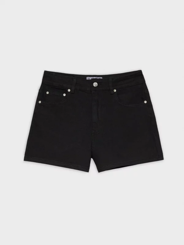  Shorts slim high rise preto