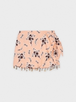 %Pto% Mini knotted sarong skirt peach