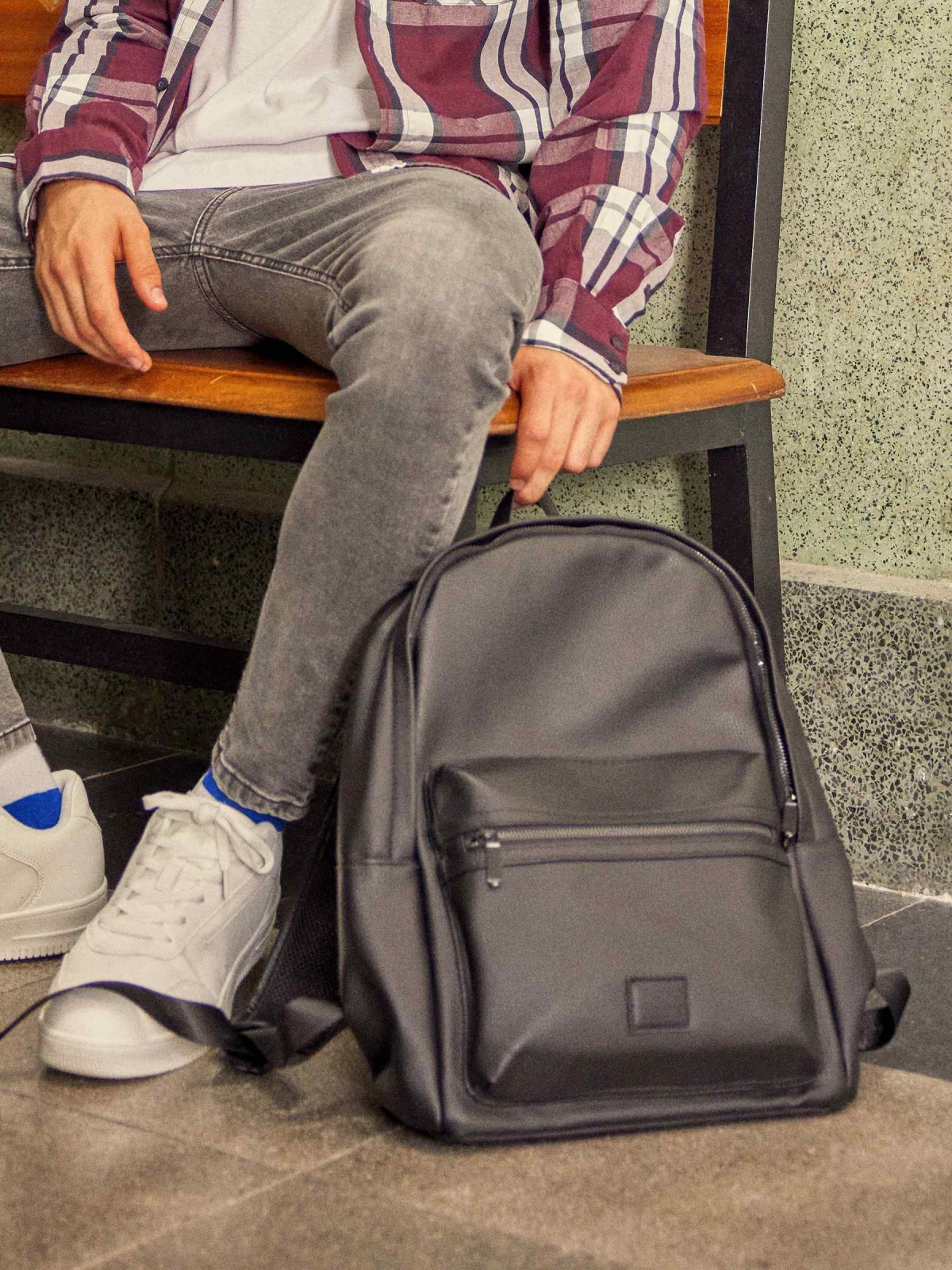 %Extra% Mochila negra básica negro %Extra% Mochila negra básica negro