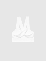 %Pto% Crop top tirantes cruzado blanco