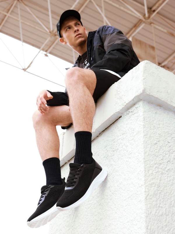  Nylon casual sneaker black