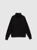 %Pto% Black crewneck sweatshirt black front view
