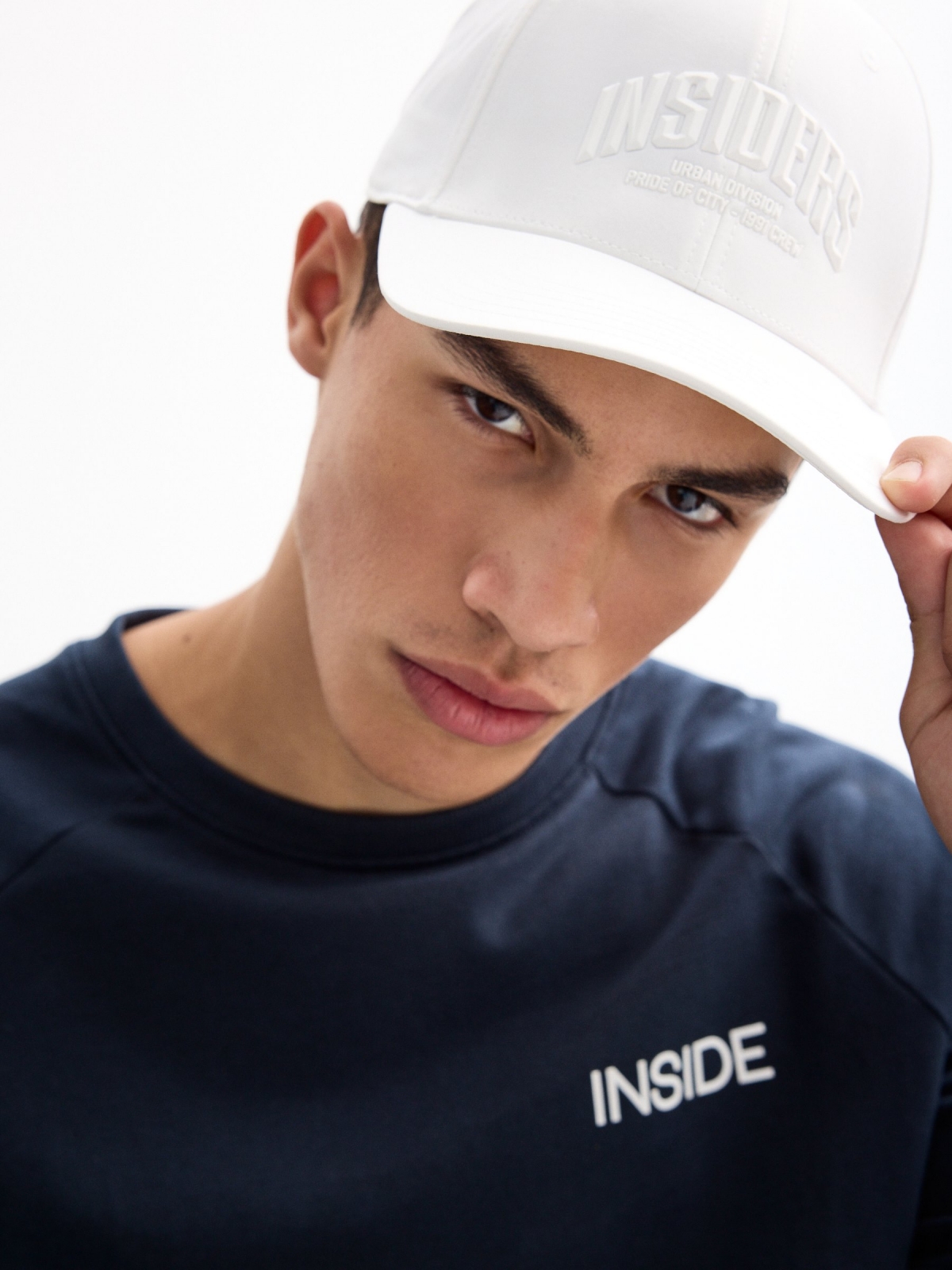 Gorra baseball Insiders blanca blanco