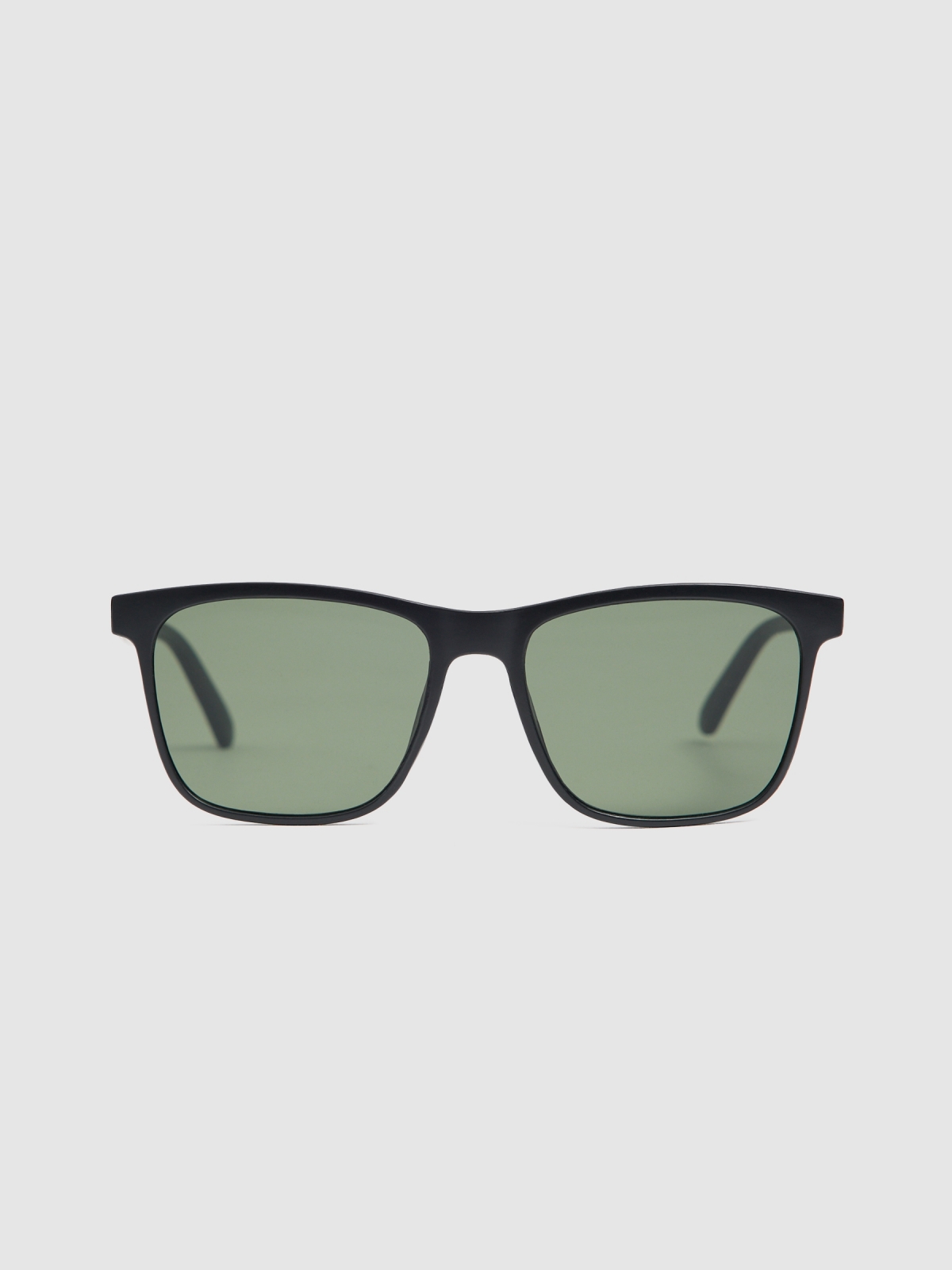 Square frame sunglasses black