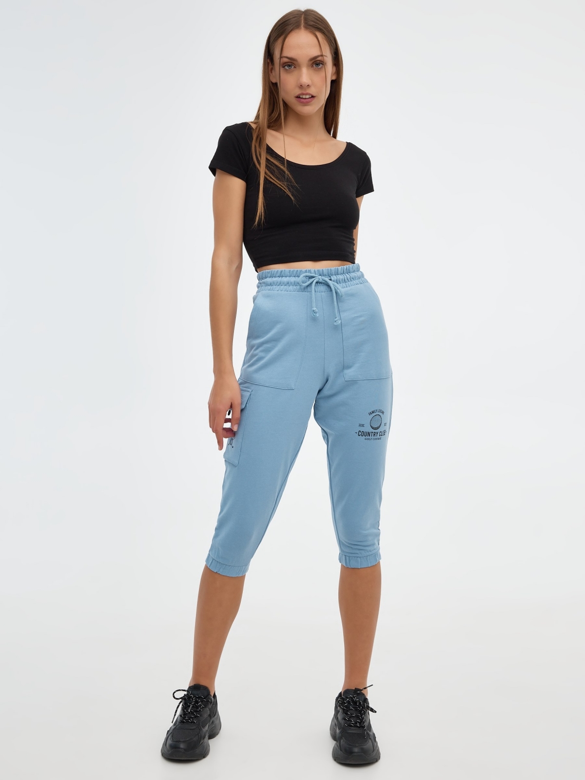 Calças de Jogger Capri