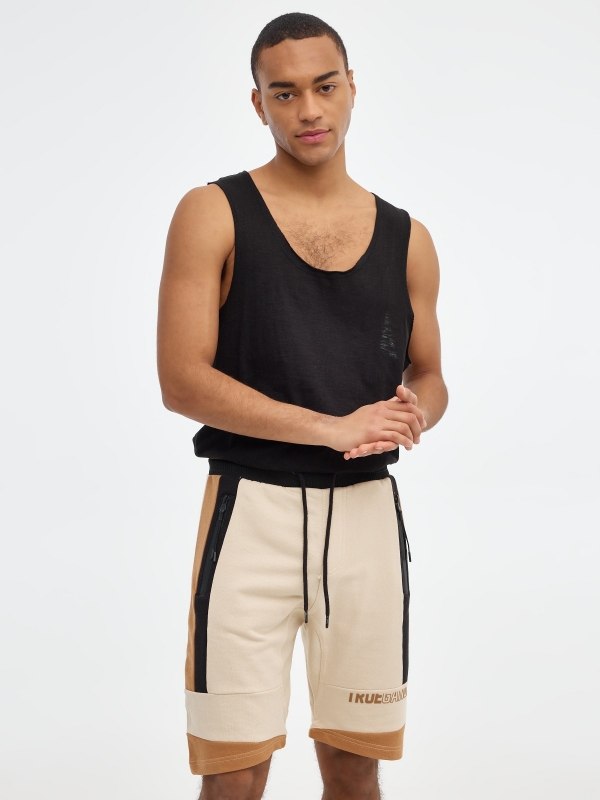 Bermuda jogger color block arena vista media frontal