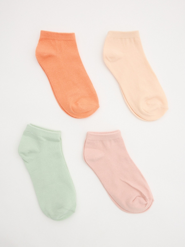 Ankle socks pack 4 assortment front view