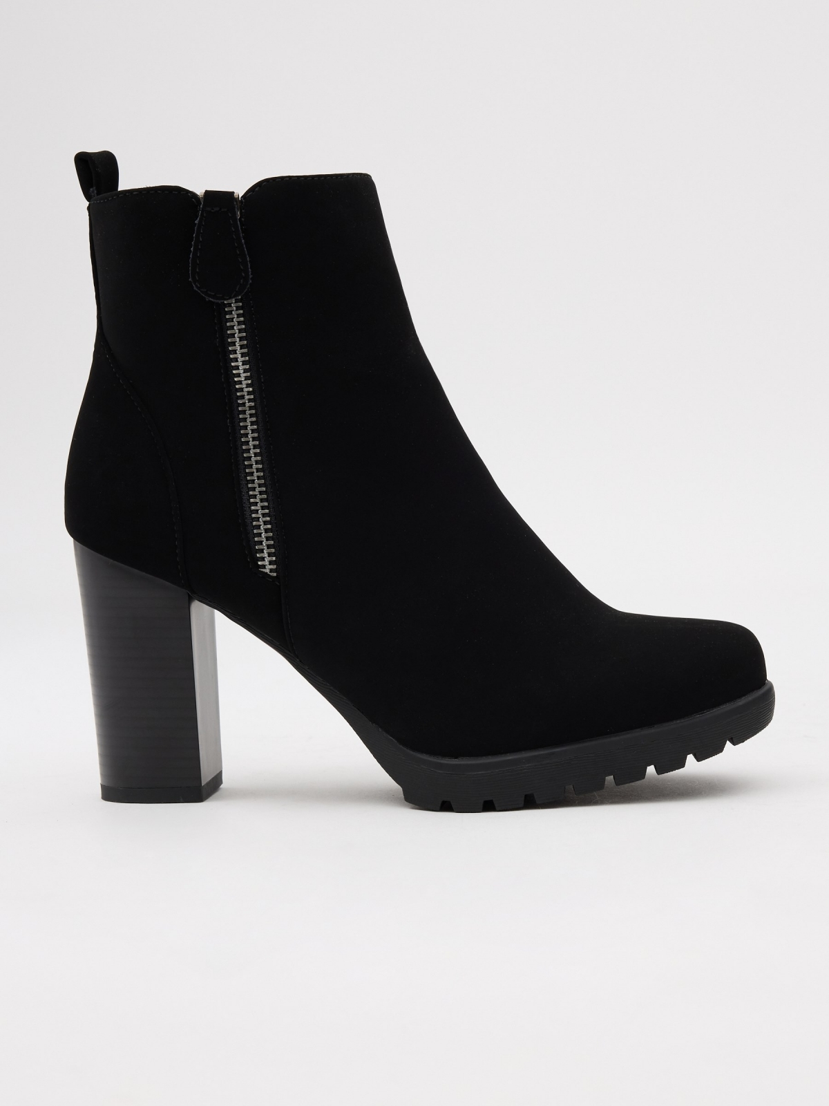 Modern heeled ankle boots