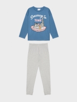 %Pto% Pijamas Tom & Jerry cinza