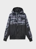 %Pto% Lightweight hooded jacket black