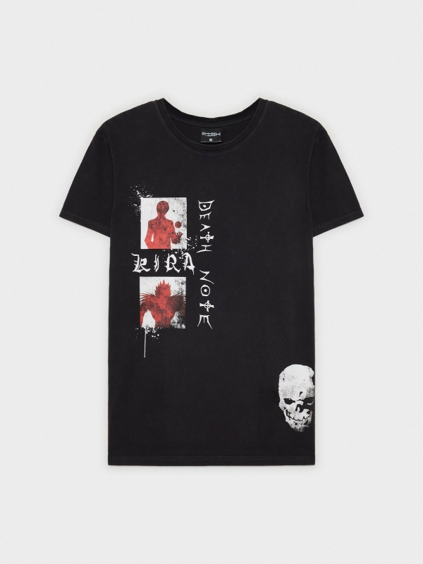  Camiseta de calavera negro