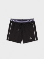 %Pto% Shorts de goma contraste negro