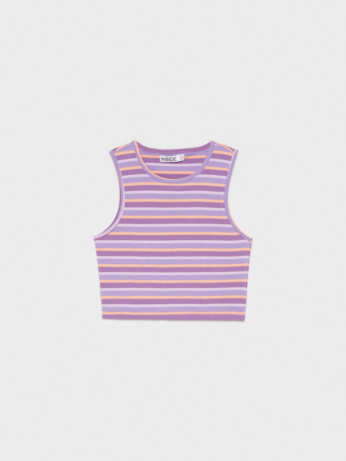  Crop top without stripes mauve