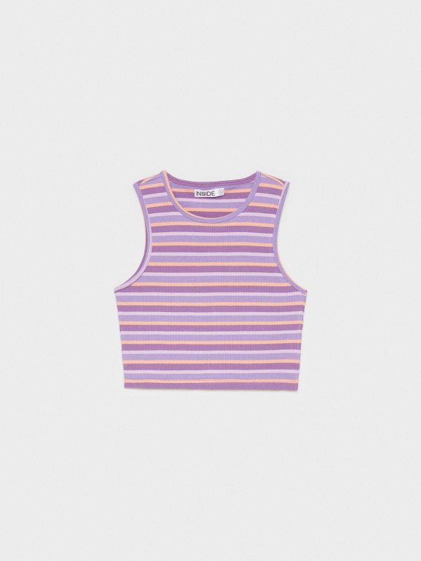  Crop top without stripes mauve