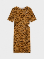 %Pto% Vestido Animal Cut Out multicolor