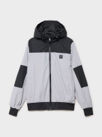 %Pto% Lightweight hooded jacket grey
