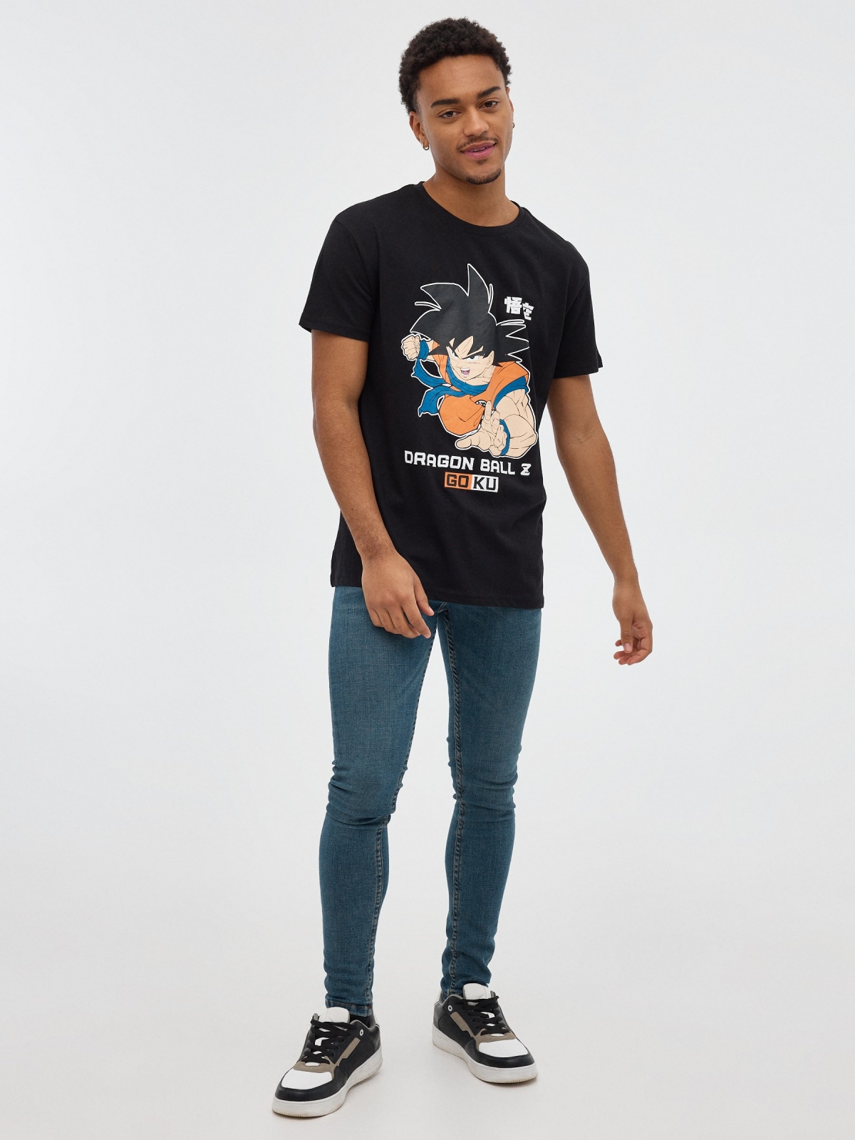 Dragon Ball t-shirt black front view