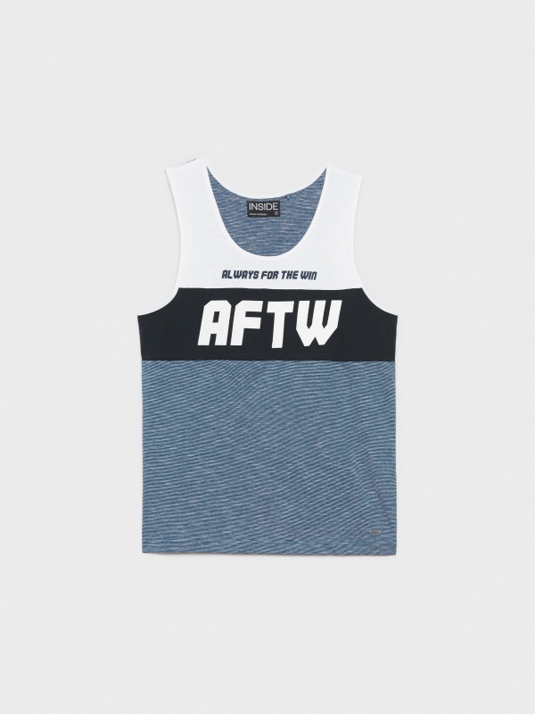  AFTW tank top blue