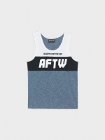 %Pto% Camiseta de tirantes AFTW azul