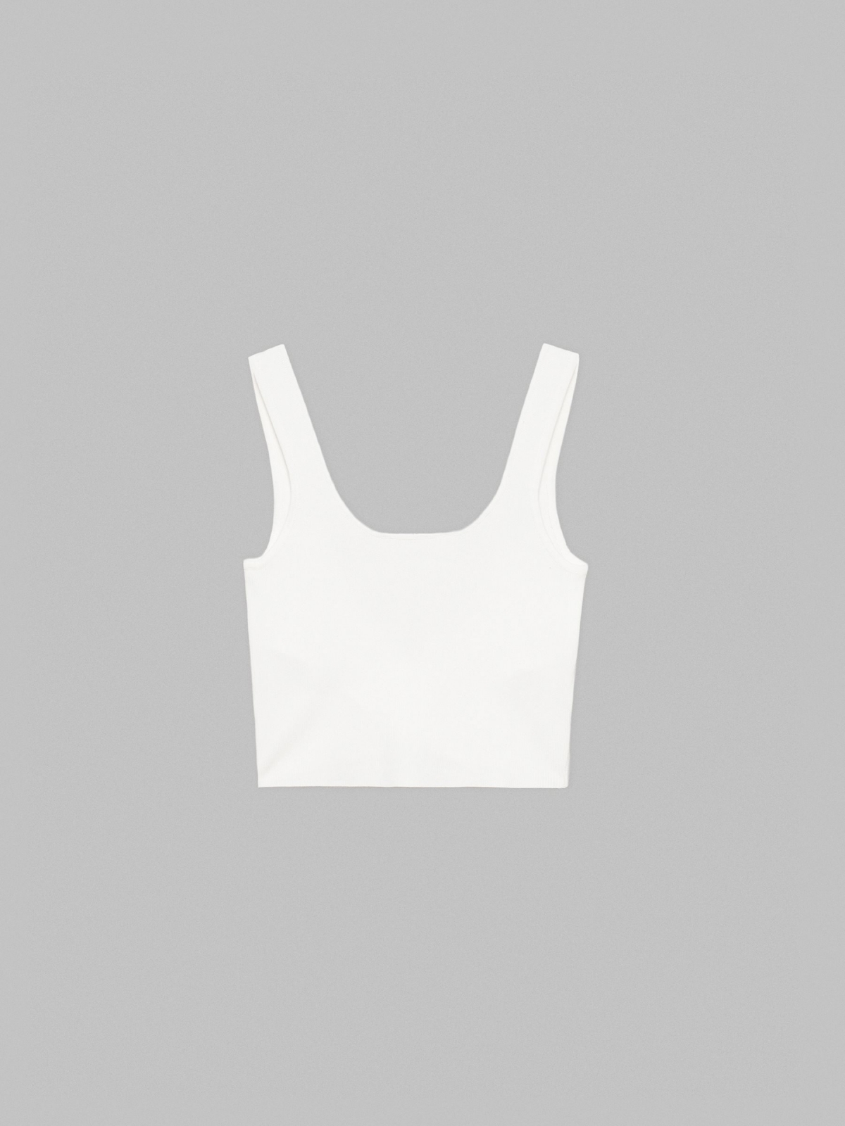  Crop top cross back white