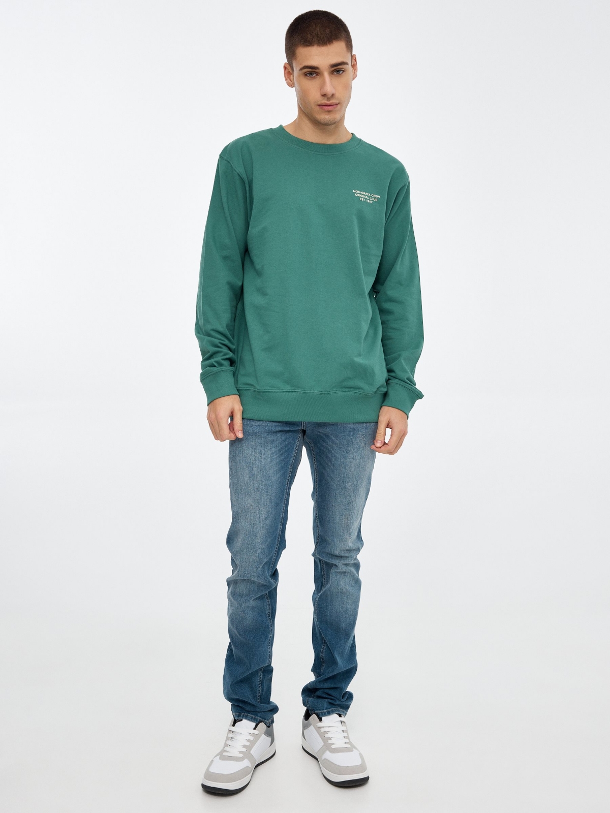 Original Club Sweatshirt emerald front view