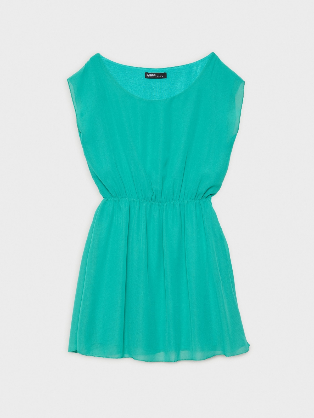  Elastic waist dress green