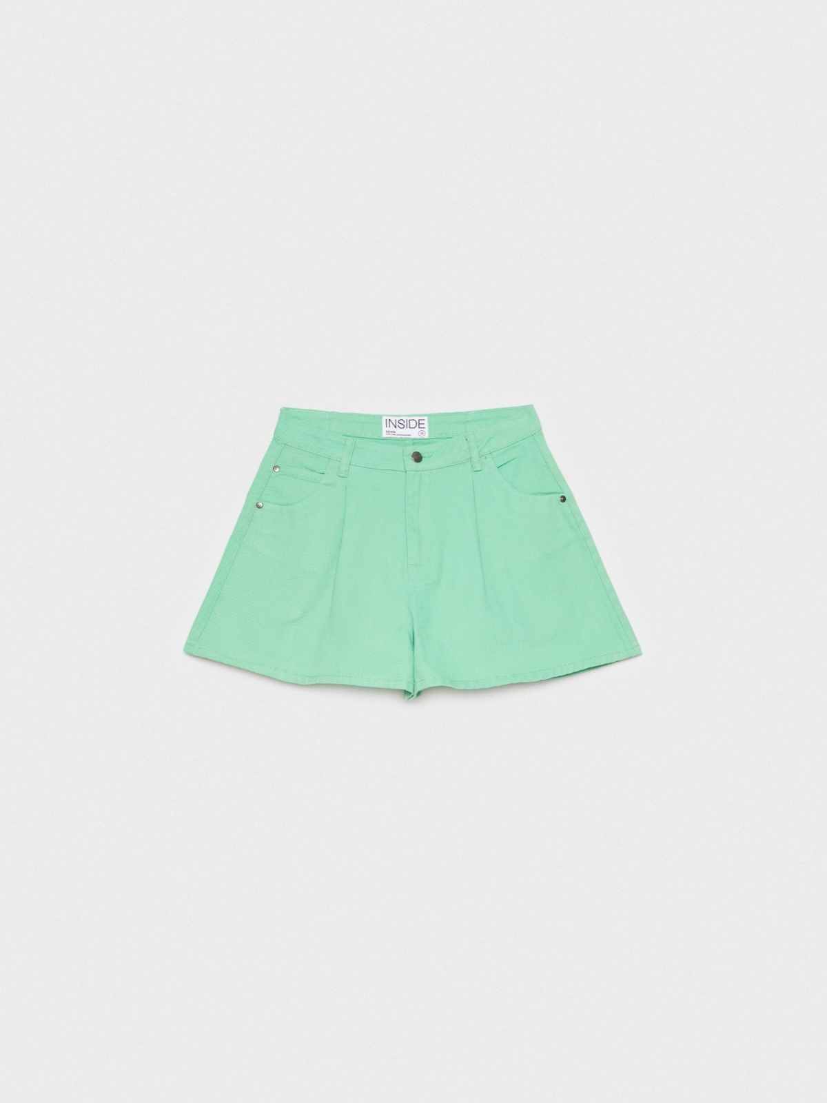  Short de sarja larga menta