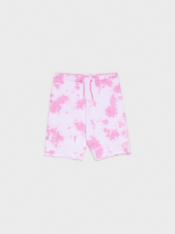  Tie&Dye bermuda shorts magenta