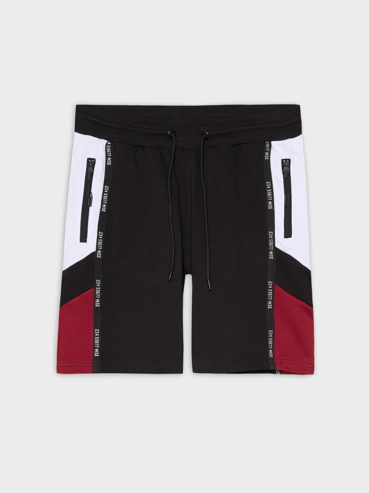  Bermuda jogger deportiva negro