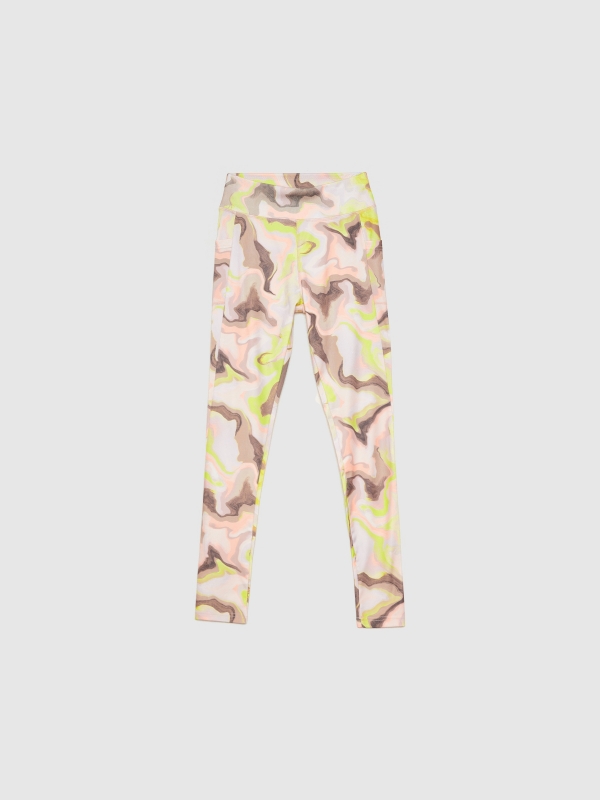  Camouflage print leggings multicolor