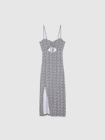 %Pto% Vestido escote corazón tirantes multicolor